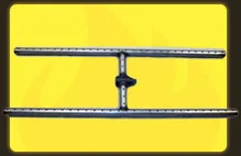 24" x 8" Stainless Fire H Burner