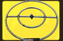 24" Stainless High Flow Firering